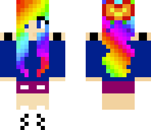 rainbow awesomeness girl
