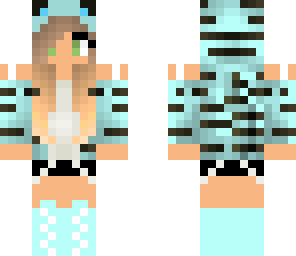 cute blue tiger girl not mine