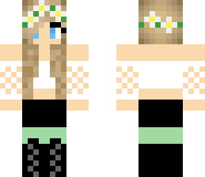the girl in green tights
