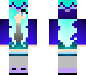 blue shaded girl