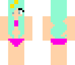 blue and pink and yellow and cute