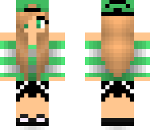 green tomboy girl