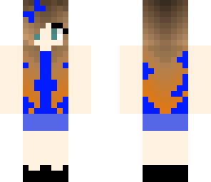 blue with short sleeve
