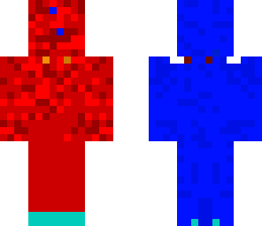 red n blue