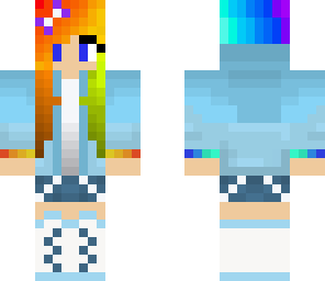 rainbow girl