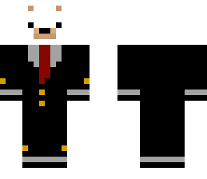 polar bear in suit