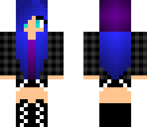 blue hair