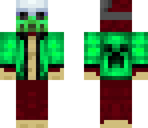 red monkey cyborg with a mask