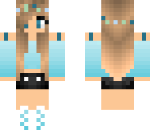 blue girl
