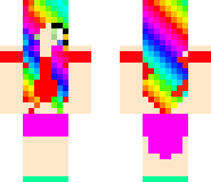 rainbow mic girl