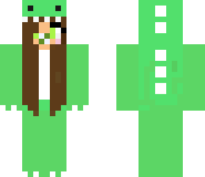 neon green dino baby