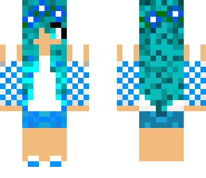 blue girl