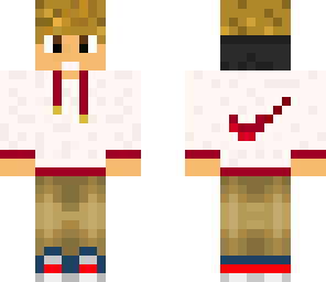nike boy white and red
