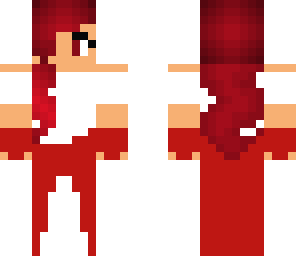 red dress