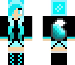 cyan teenager