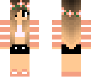 pink flowery girl
