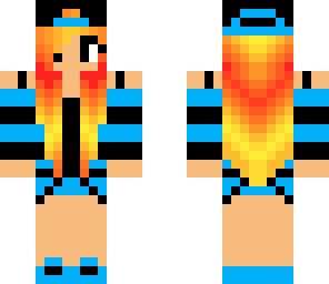 fire girl blue