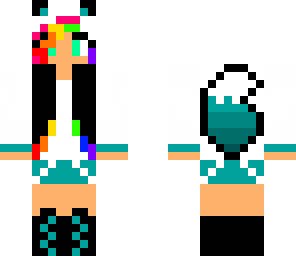 my skin rainbow wolf