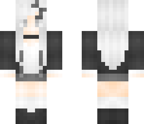 black and white