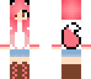 fixed pink fox girl