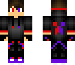 purple and red cool and awesome guy