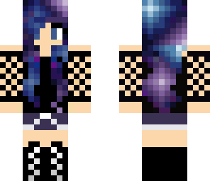 galaxy girl black hair