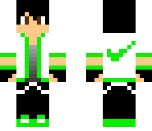 green nike boy