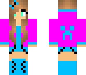minecraft  creeper girl