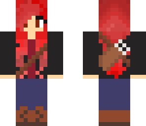 red warrior girl