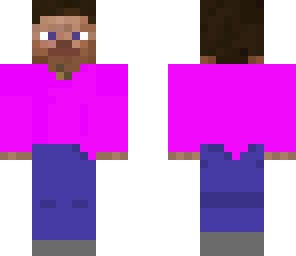 steve pink sweter