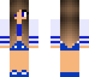 blue tomboy girl