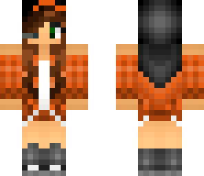 orange gamer girl