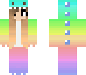 edit rainbow dino girl