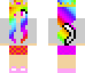queen rainbow kitty