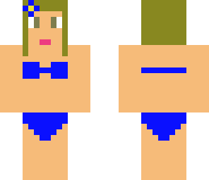 blue swimwear