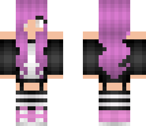 purple sweet goth girl