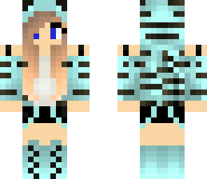 blue tiger girl