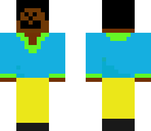 yellow pants black man