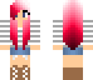 ombre pink hair
