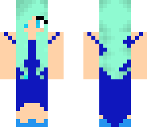 pretty blue girl