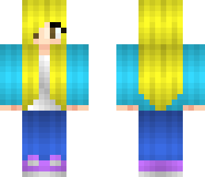 blue girl