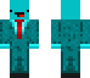 torquise derp in suit