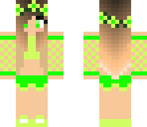 lovely green girl