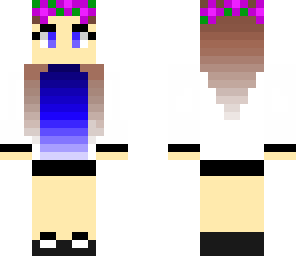 spring girl with ombre shirt and white jacket