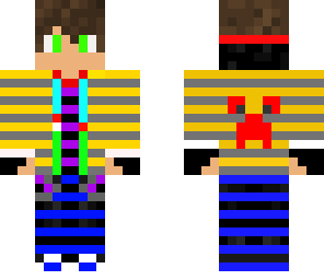 striped school boy