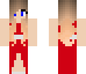 red dress