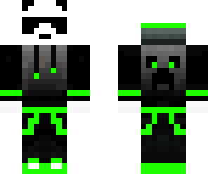 green panda