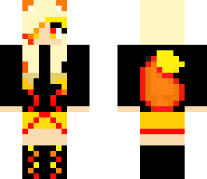 fire fox with big bushy tail