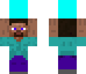 steve carrying a diamond block