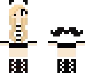 mustache girl